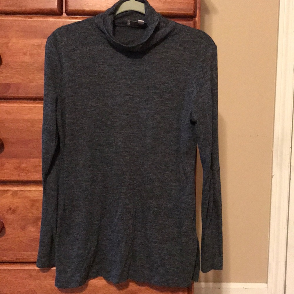 Grey turtleneck